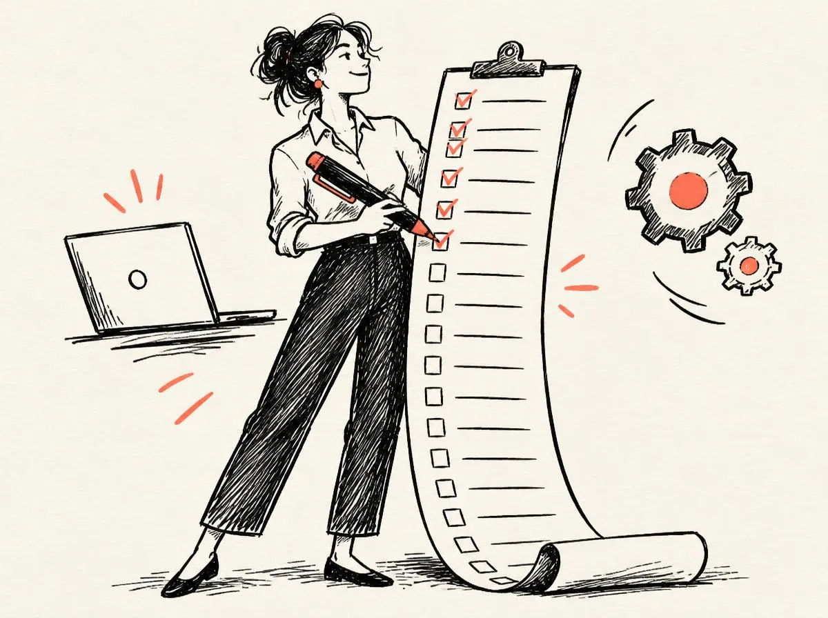 Illustration for The complete SEO checklist: 40 checks for Google and AI search