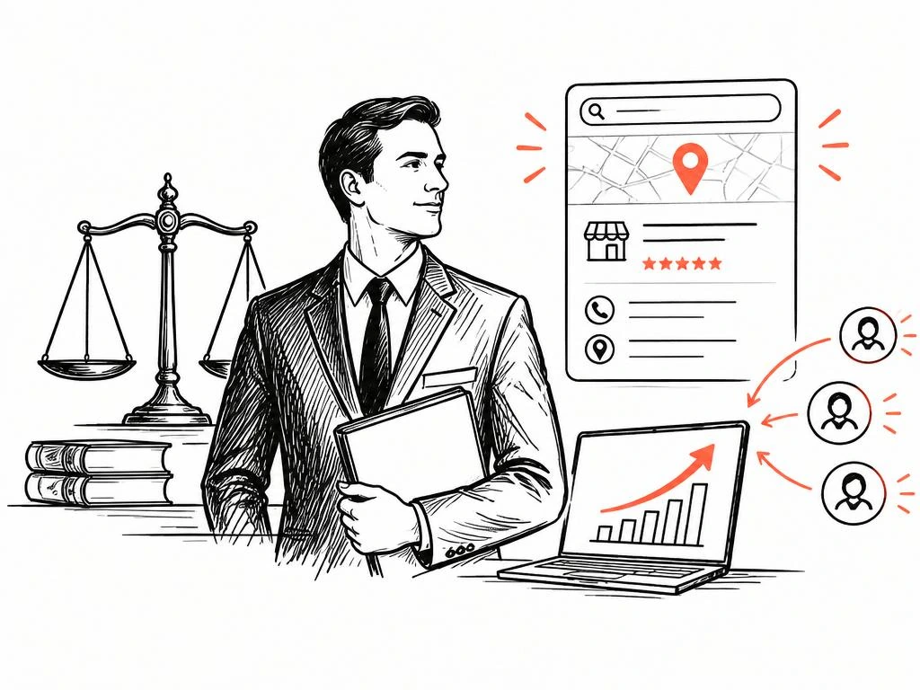 Illustration of SEO for law firms